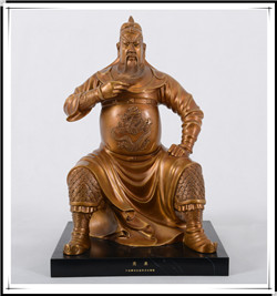 銅關(guān)公坐像