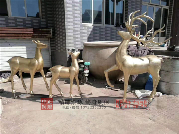 供應銅雕鹿雕塑