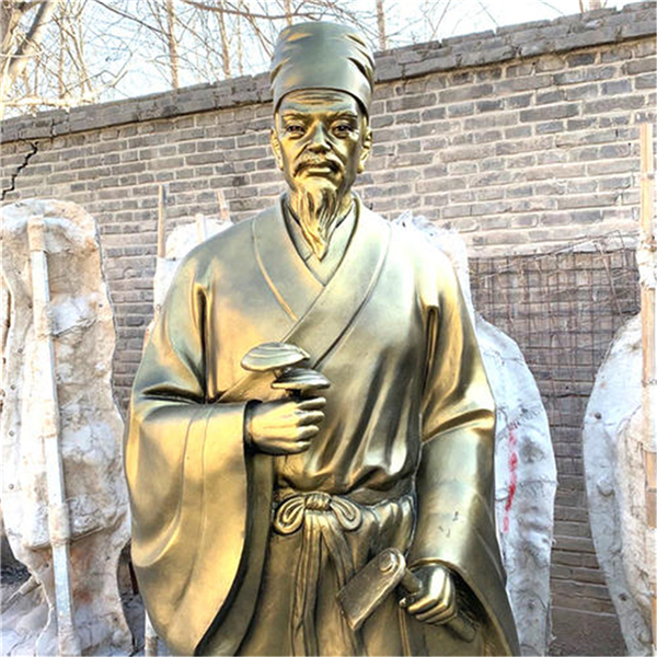 鑄造李時珍雕塑