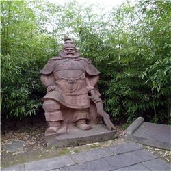 張飛雕塑圖片