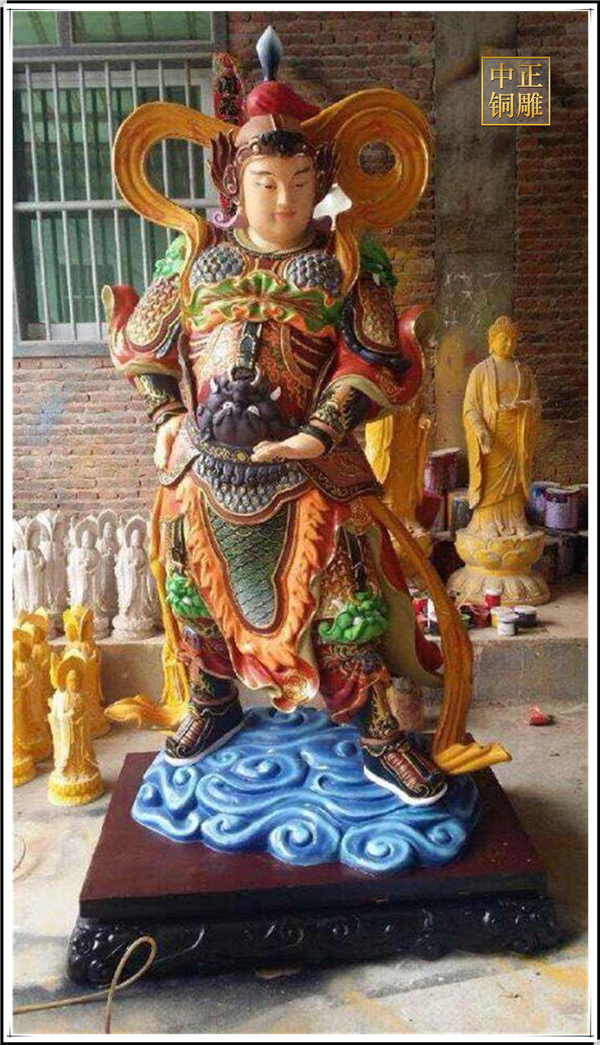 彩繪韋陀雕塑.jpg 彩繪韋陀雕塑.jpg