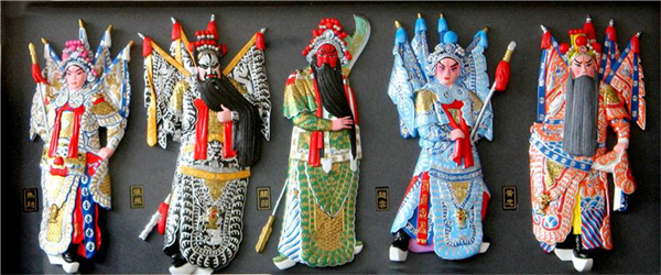 設(shè)計(jì)戲曲浮雕文化墻