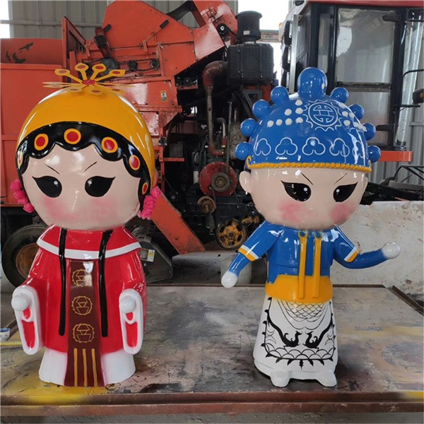 戲曲卡通雕塑