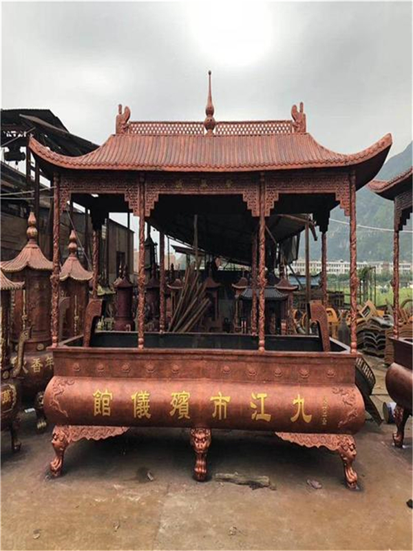 寺院長方形香爐