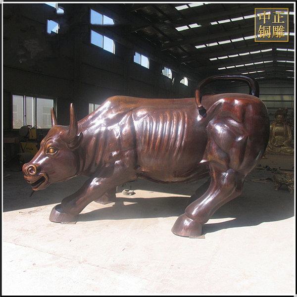 大型華爾街銅牛雕塑