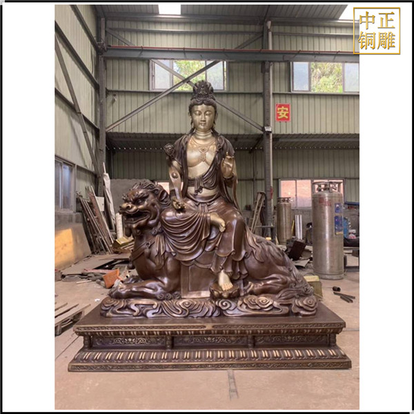 文殊菩薩銅佛像