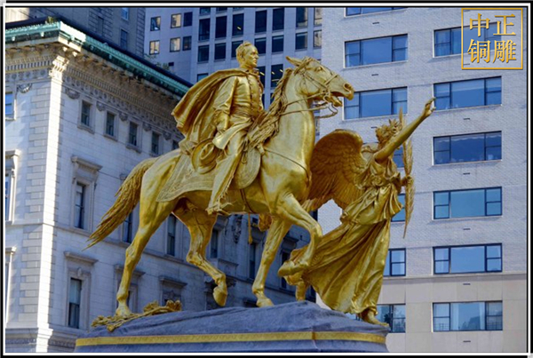 大型室外西方人物銅雕