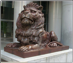 門(mén)口銅獅子