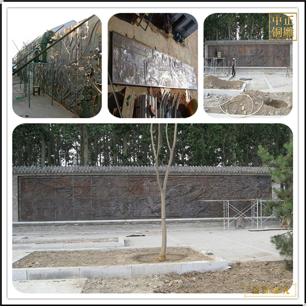 室外銅浮雕墻鑄造