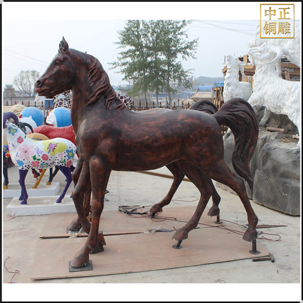 園林景觀銅馬雕塑