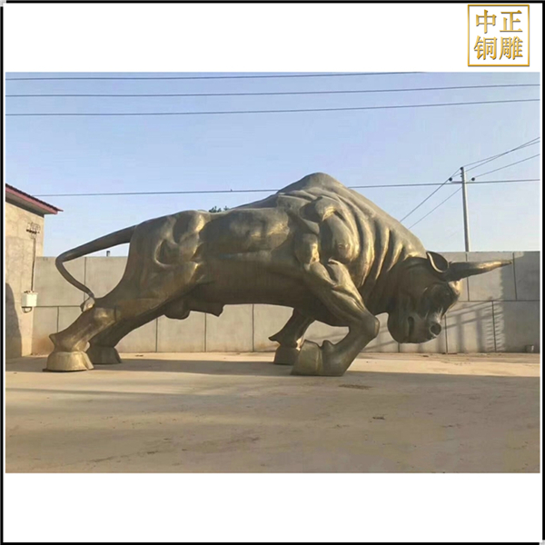 鑄造銅牛雕塑