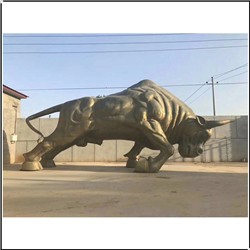 鑄造銅牛雕塑