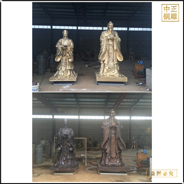 鑄造孔夫子人物雕塑