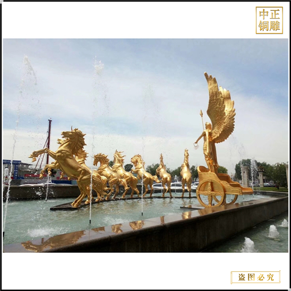 大型廣場(chǎng)銅馬雕塑