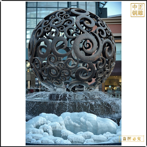 城市廣場風(fēng)水球雕塑廠家