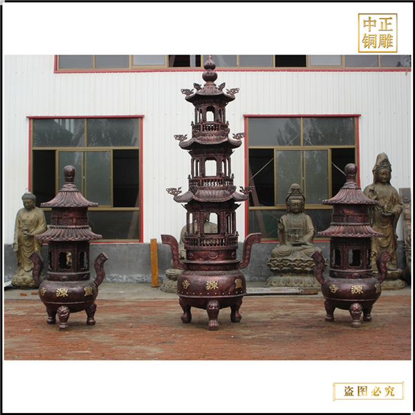 廠家鑄造銅香爐