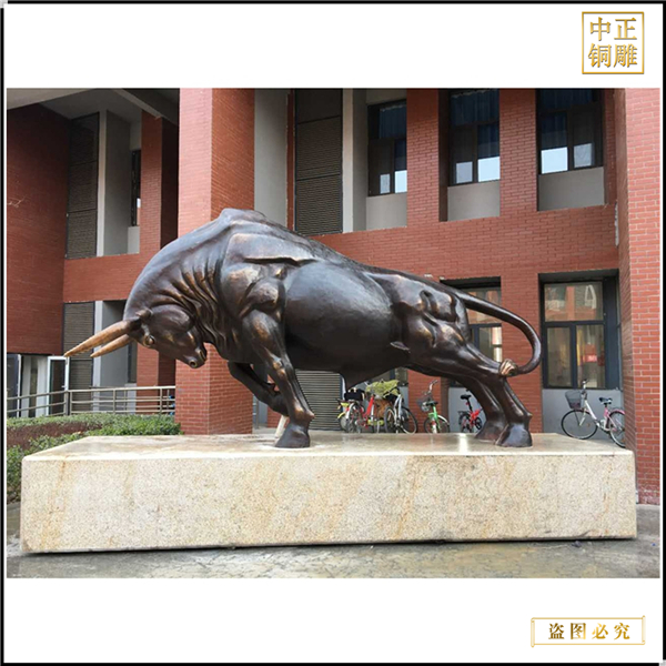 景觀銅雕牛擺件