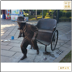 車夫人物雕塑鑄造廠