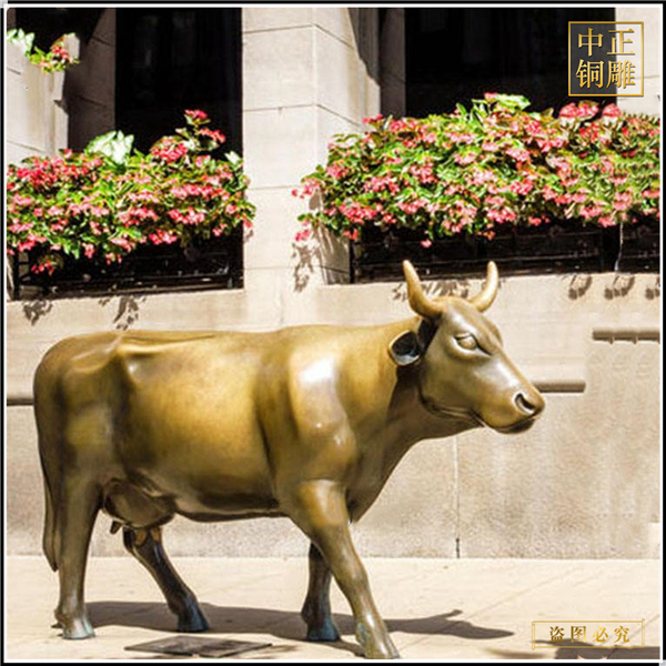 老黃牛銅雕塑