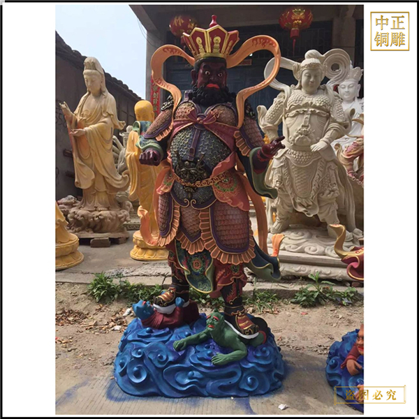 彩繪四大天王菩薩