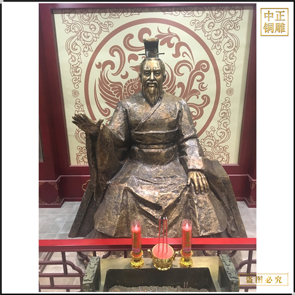 虞舜人物雕塑鑄造