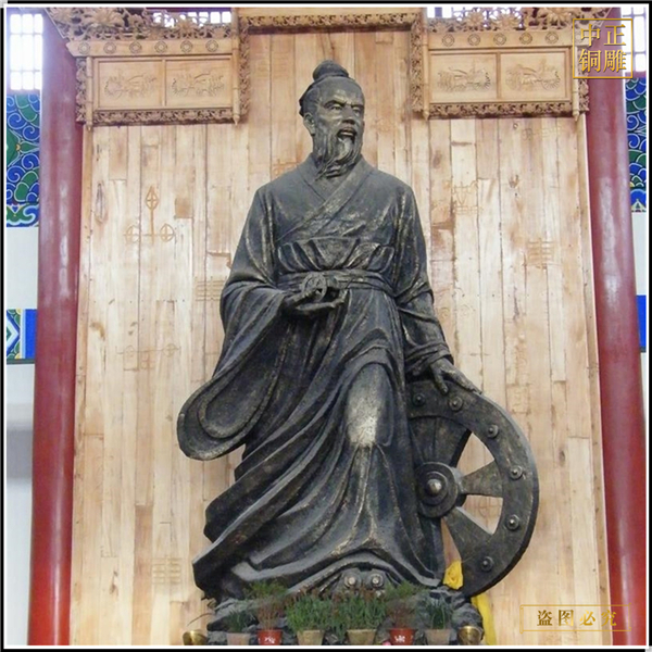 車神奚仲古代人物雕塑