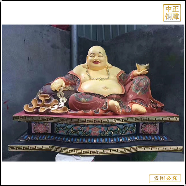 鑄銅彌勒佛雕塑供應