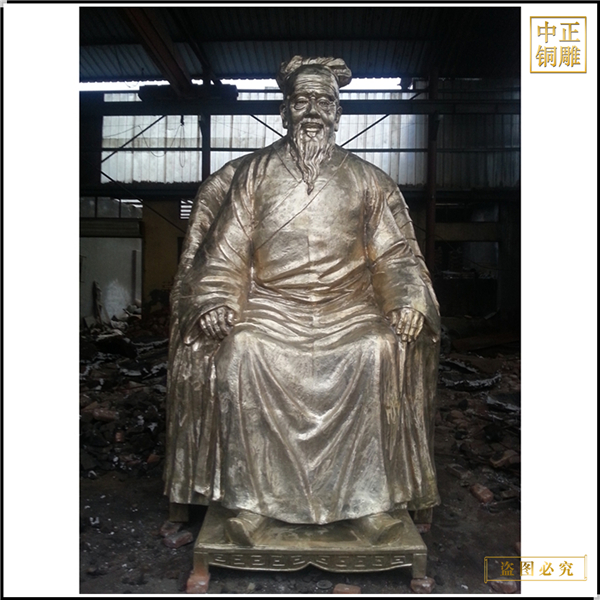 貼金宗祠人物雕塑