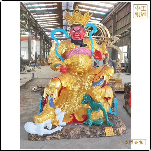 4米鑄銅四大天王佛像擺件