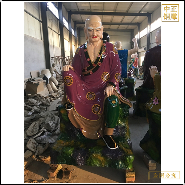 定做鑄銅十八羅漢銅佛像廠