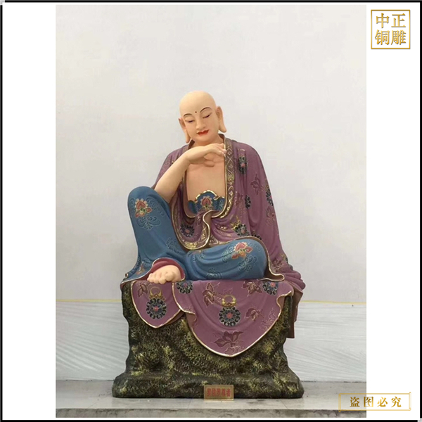 鑄銅18羅漢佛像貼金價格