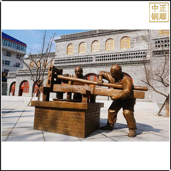 陜西民俗人物雕塑