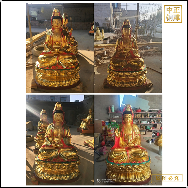 鑄造觀音菩薩銅像