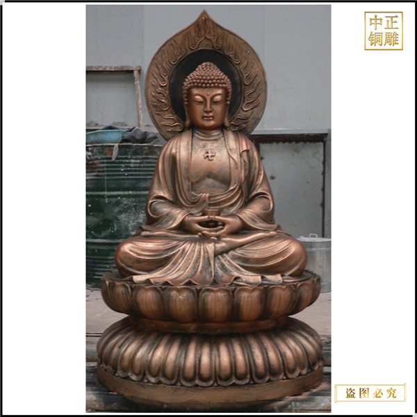 大型2米釋迦牟尼佛銅佛像