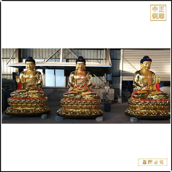 銅雕釋迦牟尼佛雕像